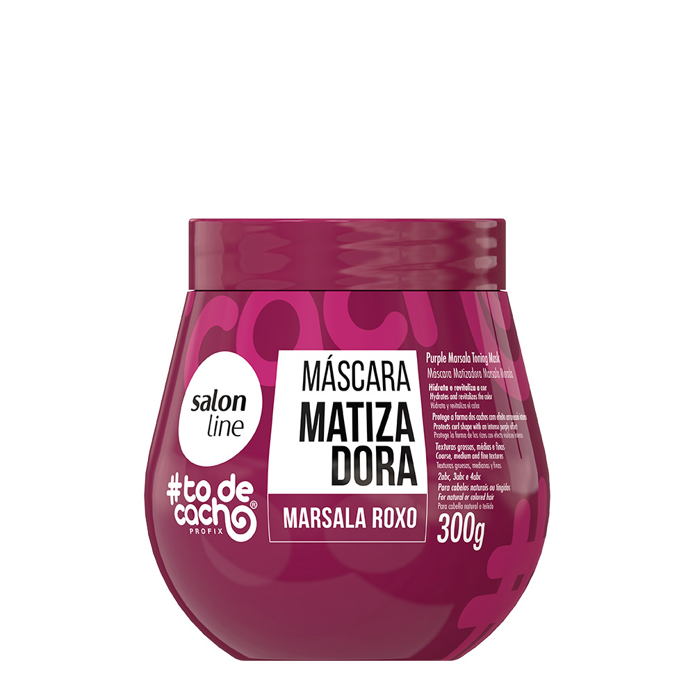 Salon Line Mascara Matizadora Marsala Roxo Gr Central Dos Cabelos