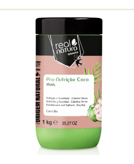 Real Natura Mascara Pro-Nutricao Extra Coco 1KG