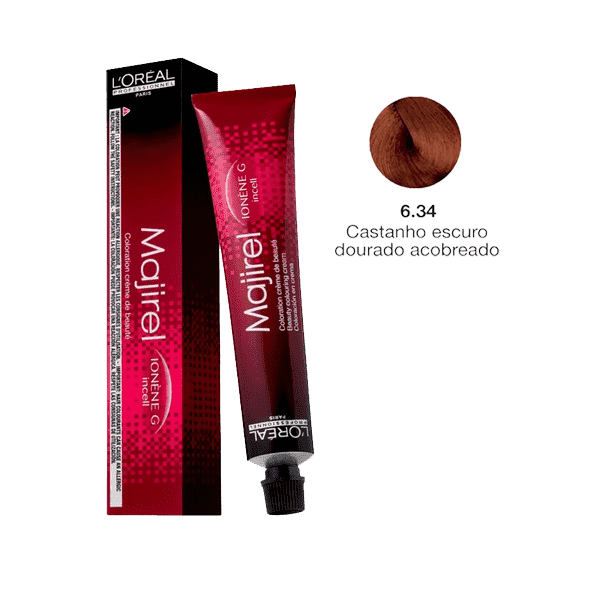 Majirel Coloracao Creme Nº 6.34
