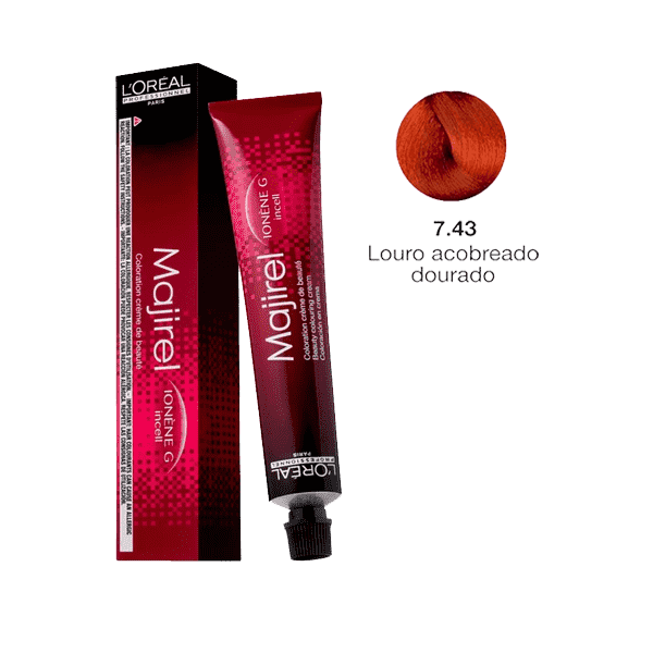 Majirel Coloracao Creme Nº 7.43