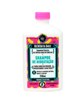 Lola Bemdita Ghee Shampoo Hidratc. Banana e Aloe Vera 250ml 