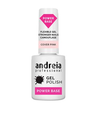 Andreia Base Power Cover Pink Gel Polish                    