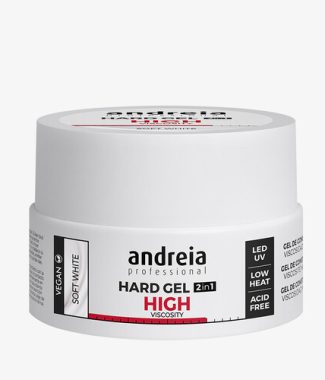 Andreia Hard Gel High Viscosity 2 In 1 Soft White 22gr      