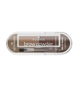 Essence Brow Powder Set Light & Medium 01