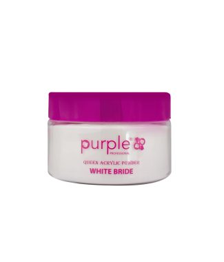 Purple Po Acrilico White Bride 50gr                         