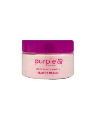Purple Po Acrilico Queen Fluffy Peach 50gr                  
