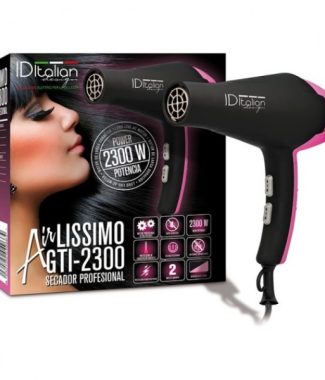 Italian Design Secador Gti 2300 Rosa-Preto                  