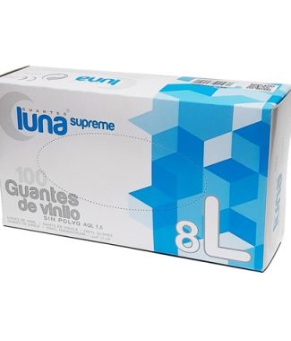 Luna Luvas Vinil S/ Po "L" 100un Ref.GSPL599                