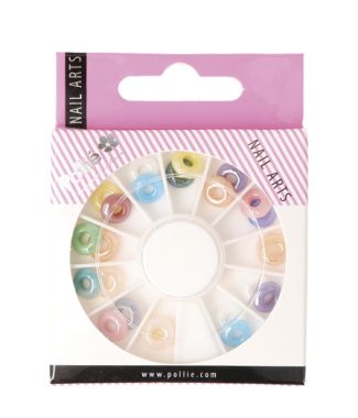 Carrossel Decoracao Unhas Donuts Cores Ref.07342            