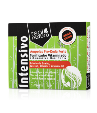 Real Natura Kit Pro-Keda Forte Tonificador Vitaminado 6x15ml