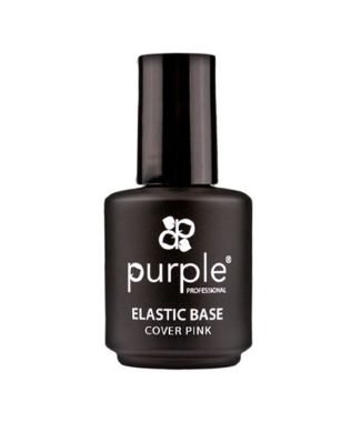 Purple Elastic Base Cover Pink 15ml                         