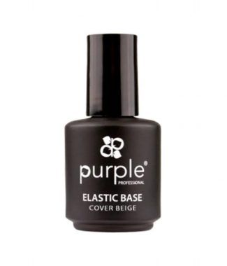 Purple Elastic Base Cover Beige 15ml                        