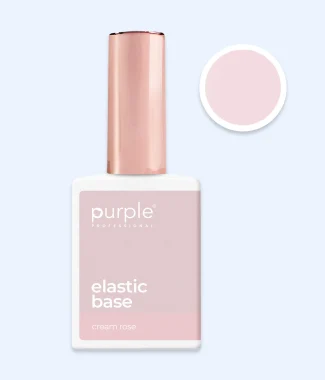 Purple Elastic Base Cream Rose 15ml