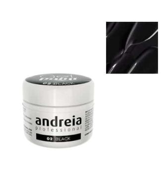 Andreia Gel Paint Black 02 4ml                              