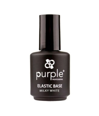 Purple Elastic Base Milky White 15ml                        