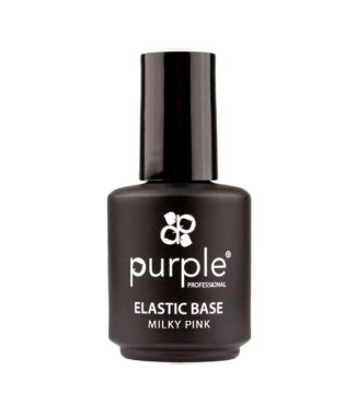 Purple Elastic Base Milky Pink 15ml                         