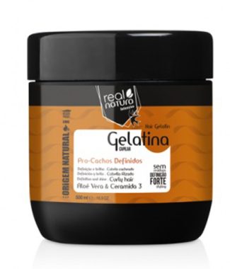 Real Natura Gelatina Capilar Pro-Cachos Definidos 500ml     
