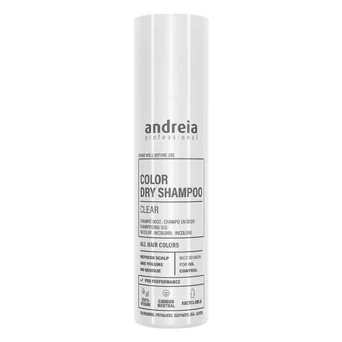 Andreia Dry Shampoo Color Clear 150ml Central dos Cabelos