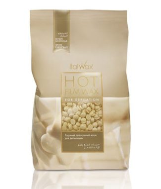 Italwax Cera Hot Film Granulada Chocolate Branco 1kg