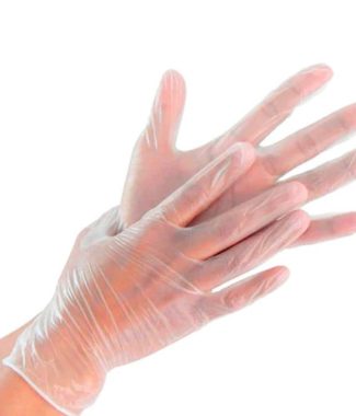 Luvas Vinil S/ Po "M" 100un Ref:1537                        