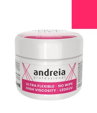 Andreia Spider Gel Neon Pink 09