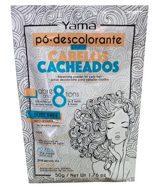 Yama Po Descolorante Cabelos Cacheados Refil 50gr           