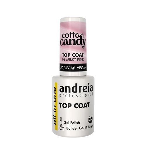 Andreia All In One Top Coat Cotton Candy Milky Pink 10.5ml