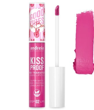 Andreia Liquid Lipstick Kiss Proof Happy 12                 