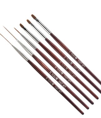 Pollie Kit Pincel Unhas 6un Ref.03653                       