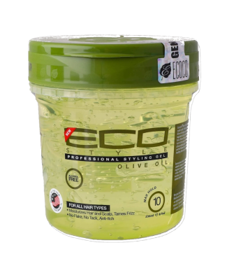 Eco Gel Styler Olive Oil Hair 473ml Ref.I811A               