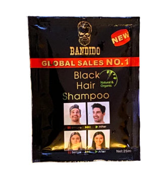 Bandido Shampoo Tonalizante Black Hair 25ml                 