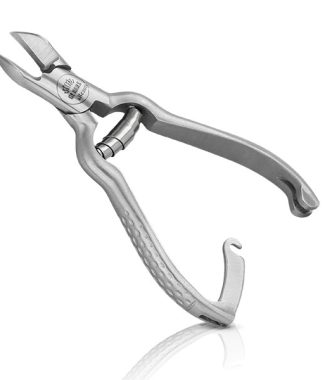 Gold Alicate Unha Mola Barril Inox 12cm