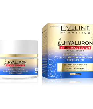 Eveline Creme Retinol System Bio Hyaluron 3x 40+ 50ml
