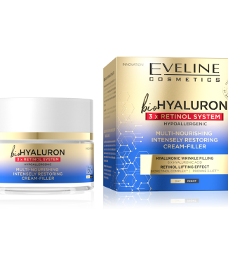 Eveline Creme Retinol System Bio Hyaluron 3x 60+ 50ml