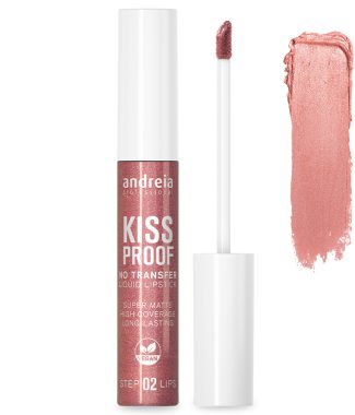 Andreia Liquid Lipstick Kiss Proof Pink Aura 20             