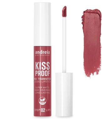 Andreia Liquid Lipstick Kiss Proof Pink Dahlia 24