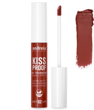 Andreia Liquid Lipstick Kiss Proof Red Rose 25