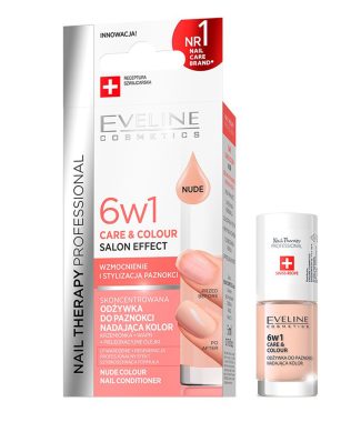 Eveline Nail Therapy 6 in 1 Care & Colour Nude 12ml         