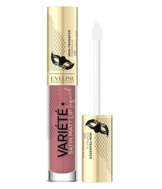 Eveline Variété Satin Mat Lip Liquid 05 Peach Mousse        