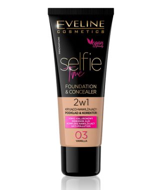 Eveline Selfie Time Foundation & Concealer 03 Vanilla 30ml  