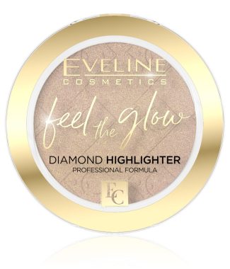 Eveline Feel The Glow Diamond Highlighter 02 Beach Glow     