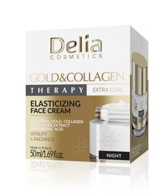 Delia Creme Elastificante Noite Gold & Collagen 50ml