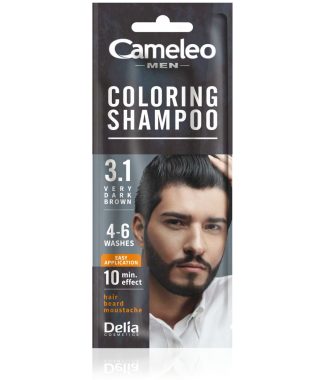 Cameleo Men Shampoo Coloracao Dark Brown 3.0 15ml           