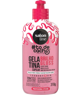 Salon Line Gelatina Brilho Gloss Cachos Dos Sonhos 310gr    