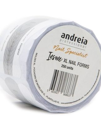Andreia Insane XL Moldes Para Unhas 250un                   