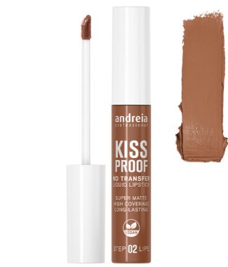 Andreia Liquid Lipstick Kiss Proof Chocolate 06             
