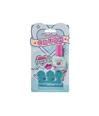 Martinelia Kit Nail Crush Azul Turquesa