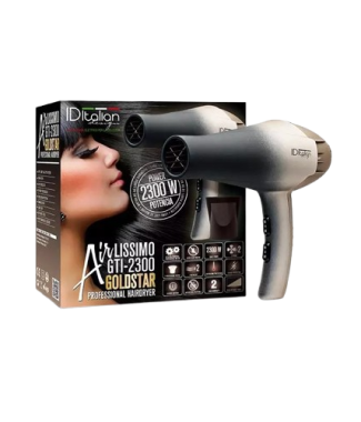 Italian Design Secador Gti 2300 Gold Star                   