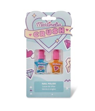 Martinelia Kit Duo Nail Crush Azul+Laranja                  