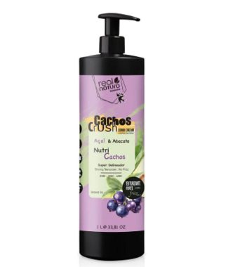 Real Natura Creme de Pentear Cachos Crush Açai & Abacate 1Lt